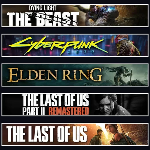  Beast +Cyberpunk +Elden +TLOU2 +TLOU1